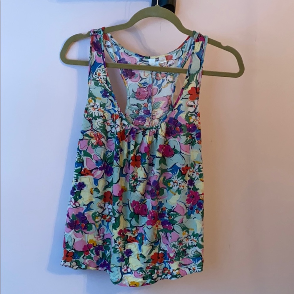 Floral tank top